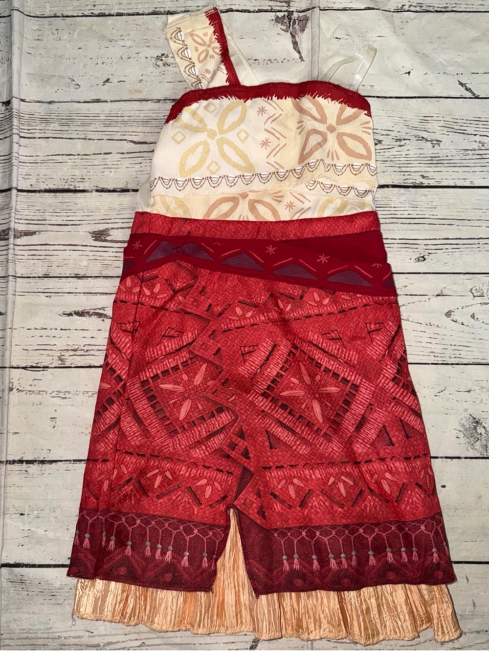 Disney Red and Cream Princess Costume Dress